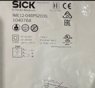 SICK IME12-04BPSZC0S 插件式直流三線(xiàn)24V PNP常開傳感器