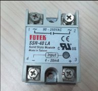 陽明輸入固态調壓可(kě)控矽模塊FOTEK SSR-40LA SCR-40LA 4-20mA