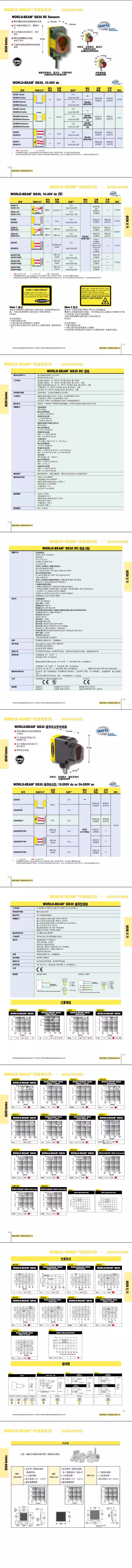 邦納QS30EQ QS30RQ光電(diàn)傳感器